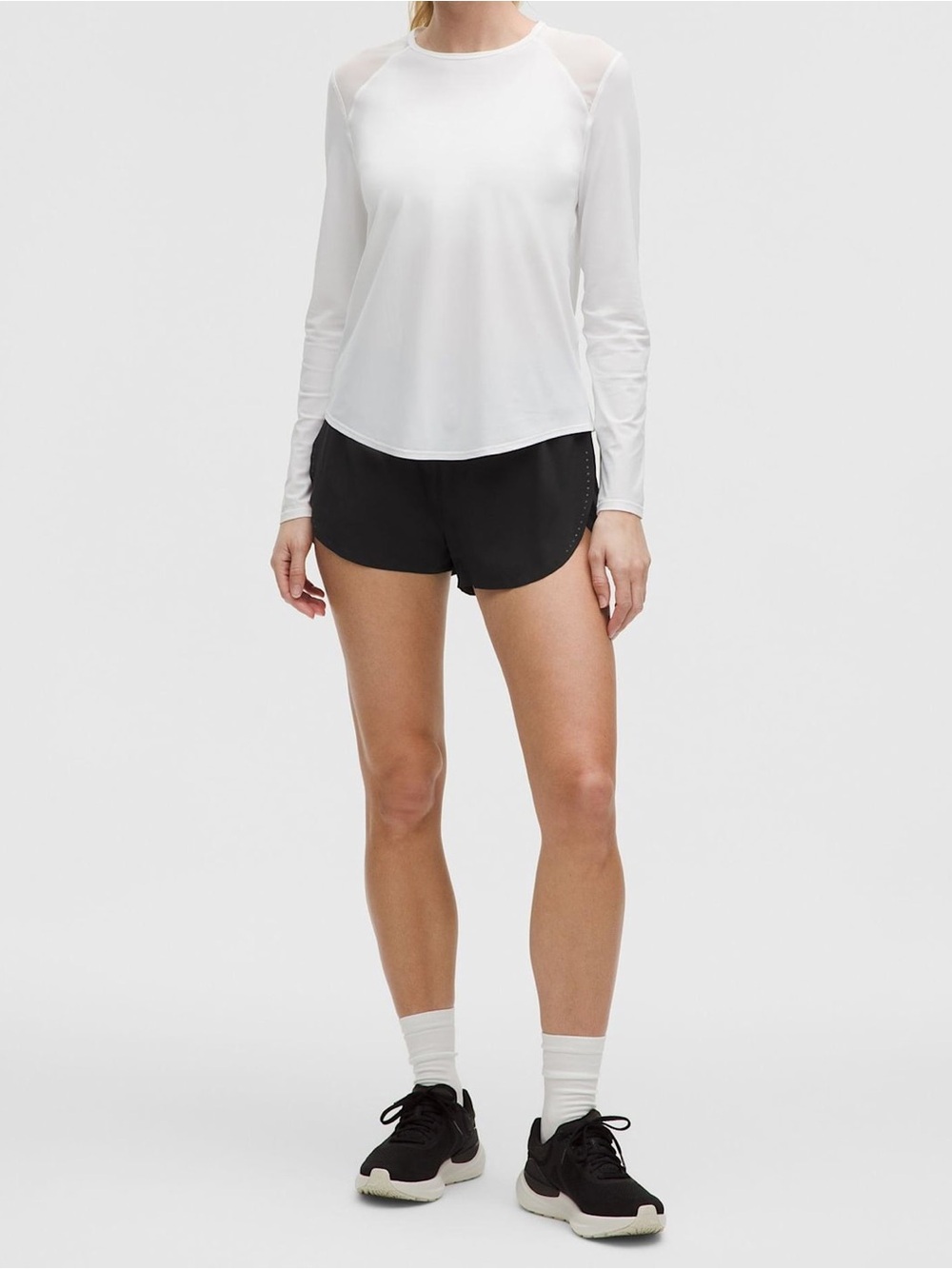 lululemon athletica Fast and Free High-Rise Split Shorts - Black